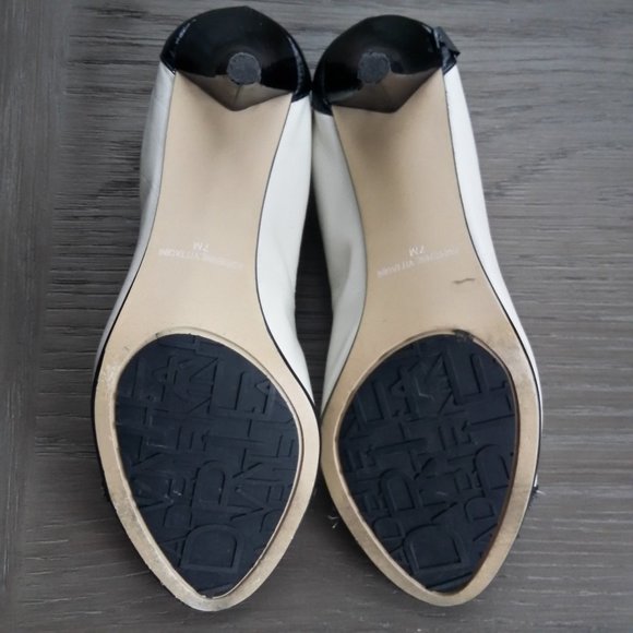 Adrienne Vittadini Black and White Heels - Picture 7 of 10